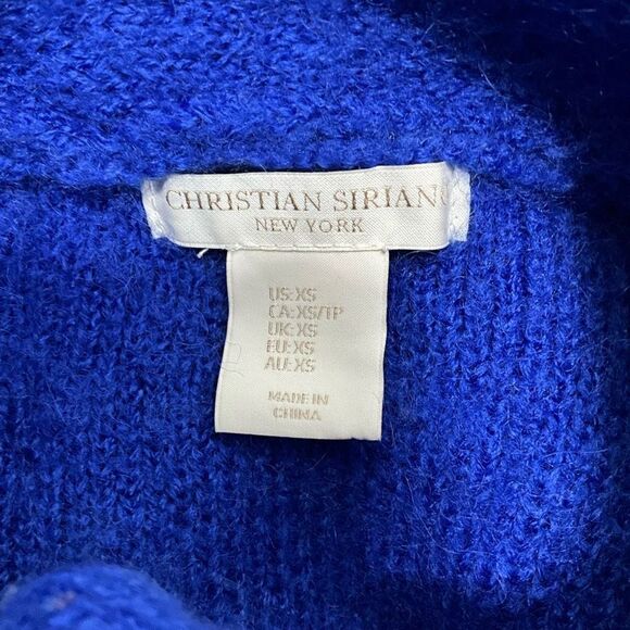 CHRISTIAN SIRIANO Wool Blend Cardigan Sweater - Picture 4 of 5